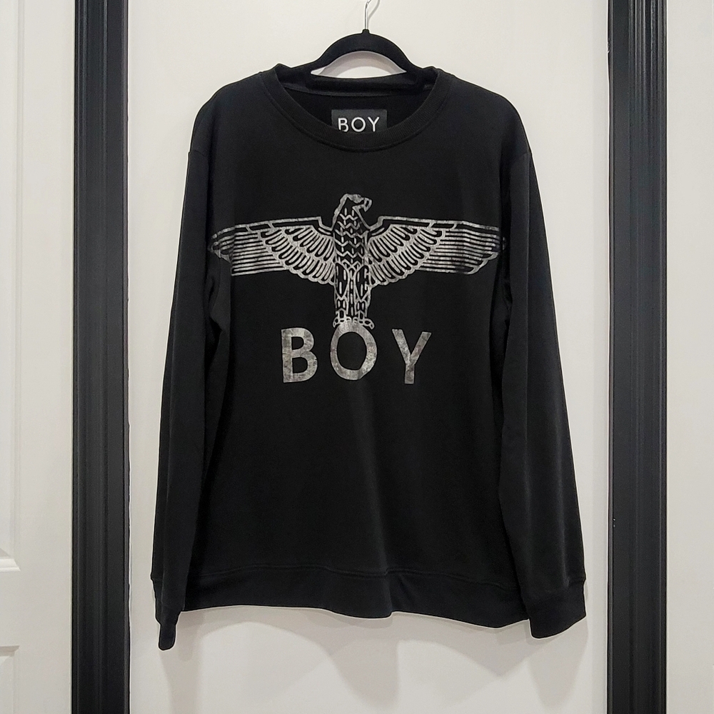 ​Boy London VINTAGE Faded Logo Eagle Crewneck Sweatshirt Unisex XL Streetwear